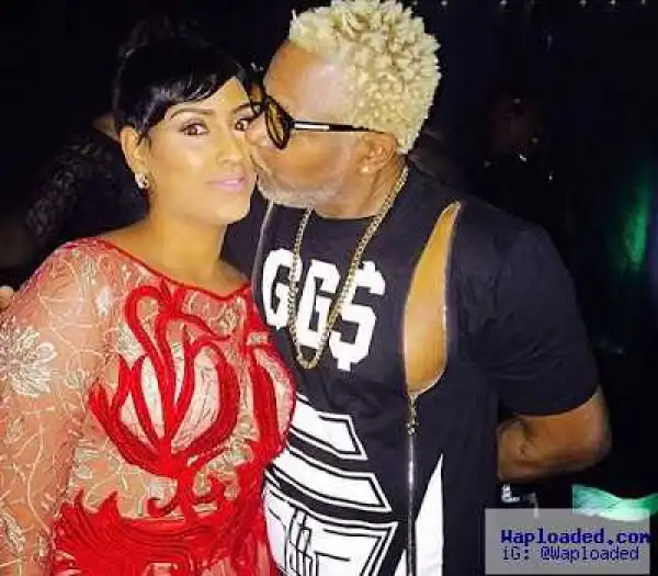 Photo: Actress Juliet Ibrahim Meets Popular Awilo Longomba, Shares A "Kiss Of Life"